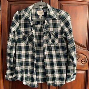 Forever 21 plaid shirt- size M